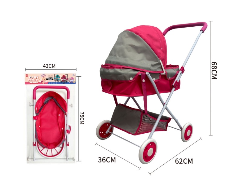 Thick Cloth Baby Stroller Toy(Small Wheel)