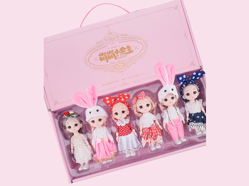 6.5" Fashion Dolls 6pcs