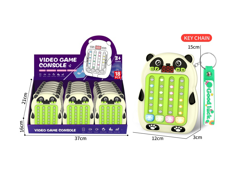 Panda Rhythm Master Game Console (With Keychain)