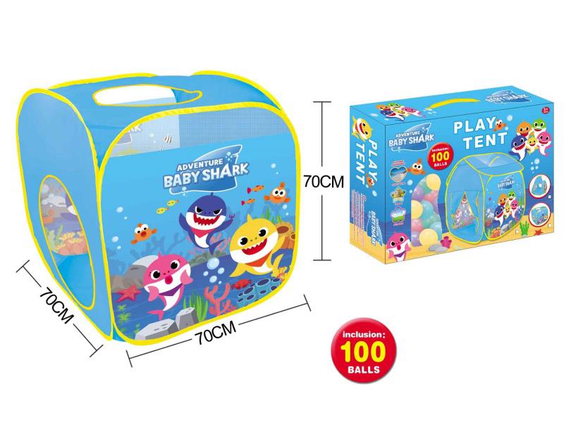 Baby Shark Game House Comes With 100 5.5CM Ocean Ball
