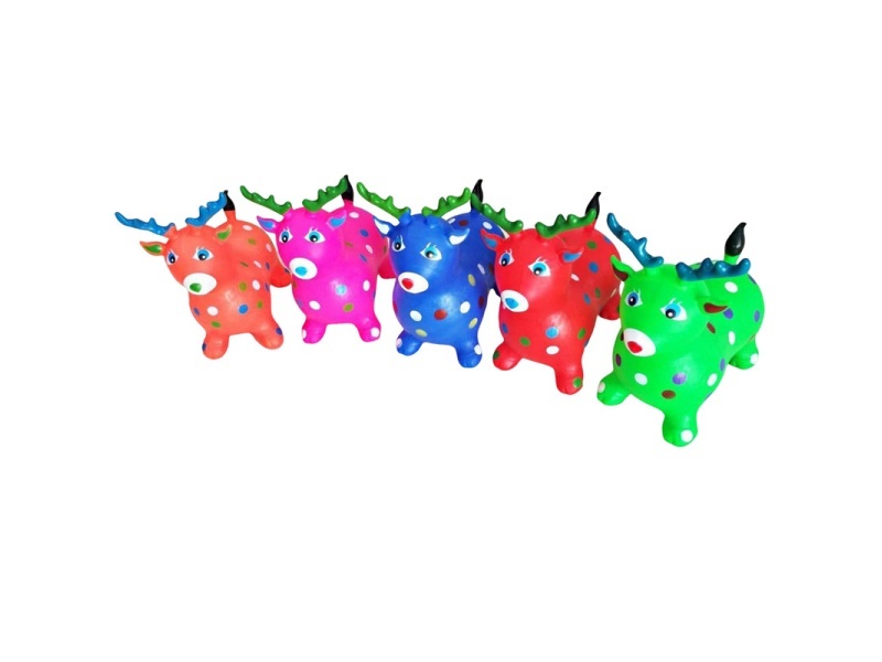 Inflatable Painted Bighorn Deer Mix With Flash Music