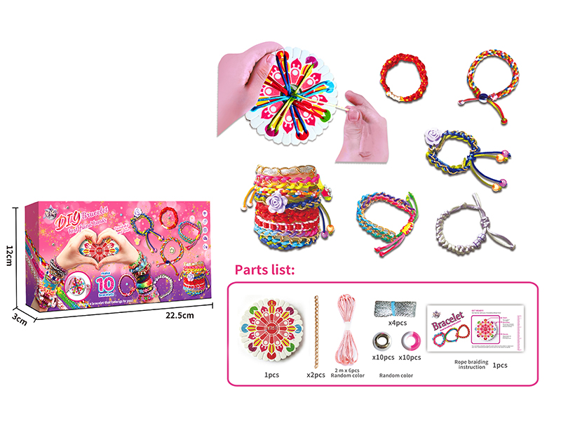 DIY Bracelet Braiding Set