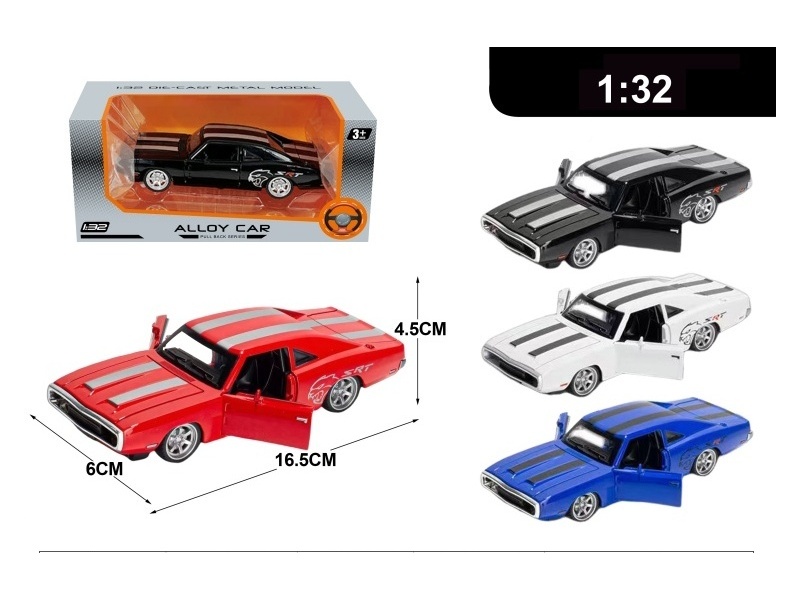 1:32 Alloy Model Window Box Rebound Force/With Light And Sound, 3 Ag13 Batteries Included