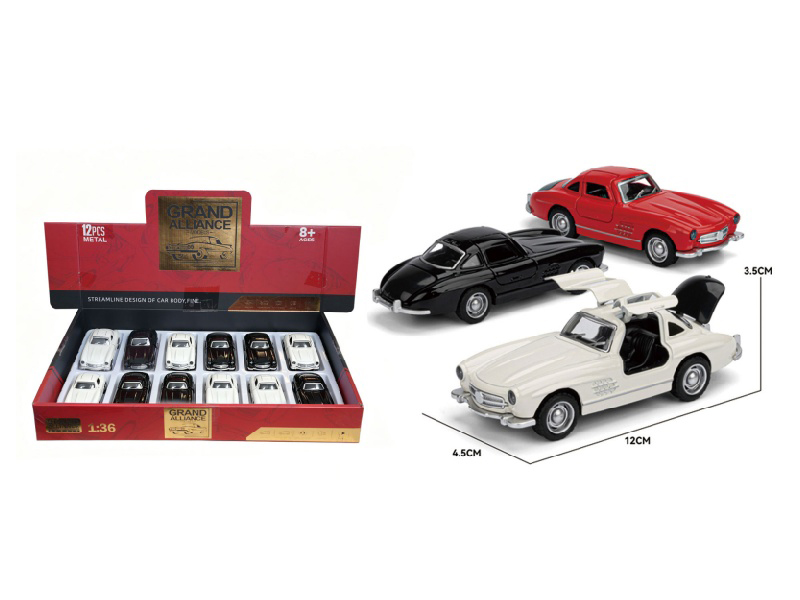 1:36 Benz 300Sl (3-Color Mixed Configuration)