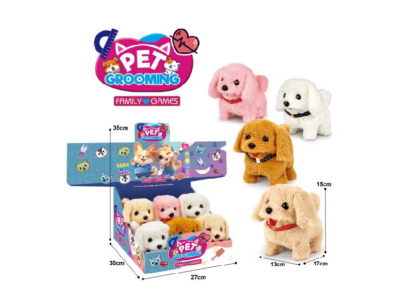 B/O Plush Dogs (6 Each)