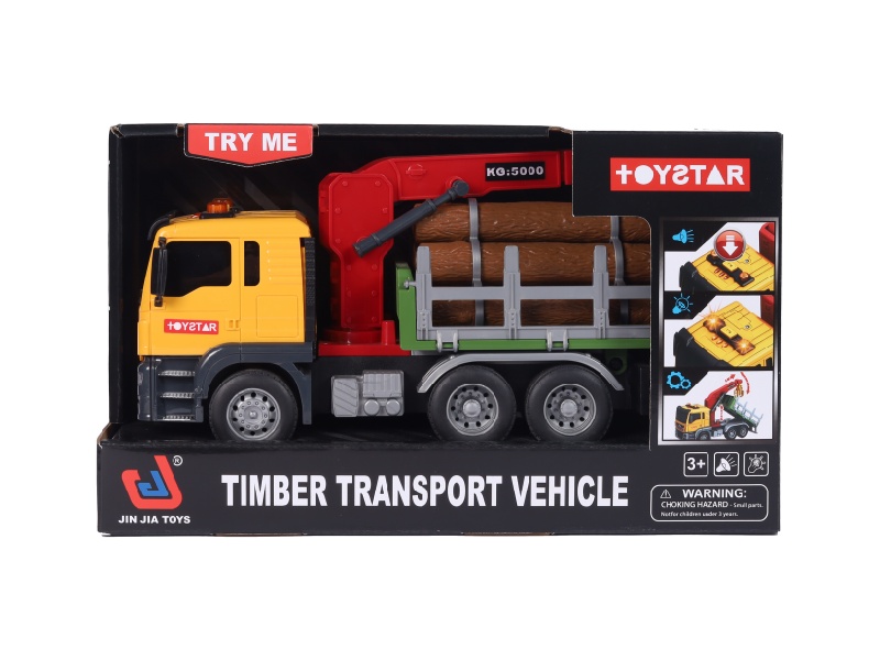 1:14 Inertial Wood Transport Vehicle (Sound, Light, Multi-Functional)