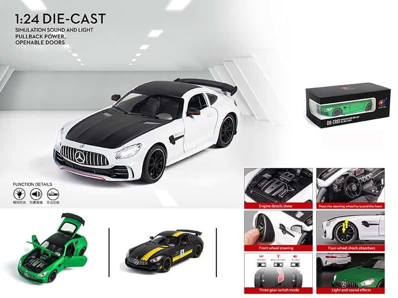 1:24 Mercedes-Benz GTR Alloy Car Model