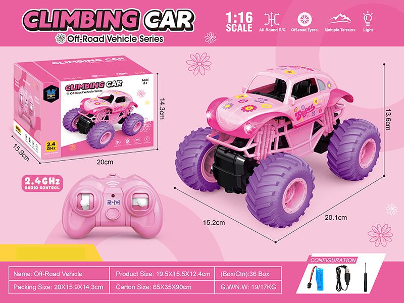 1:16 2.4G 5CH Remote Control Climbing Car