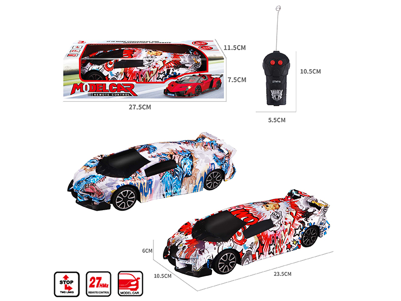 1:18 2CH Remote Control Lamborghini Car Model(Graffiti)
