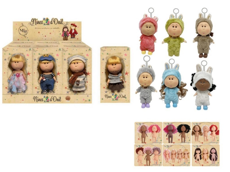 1:1 Fashion 18Cm Full Vinyl Spanish Mia Potato Doll With Card, 6 Styles, 6Pc