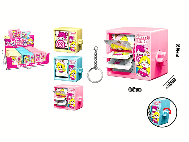 Dessert Kingdom Peek And Turn Box 9pcs