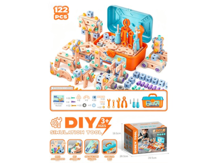 122 PCS Of Simulation DIY Tools