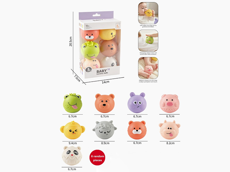 Cartoon Animal Baby Sensory Balls