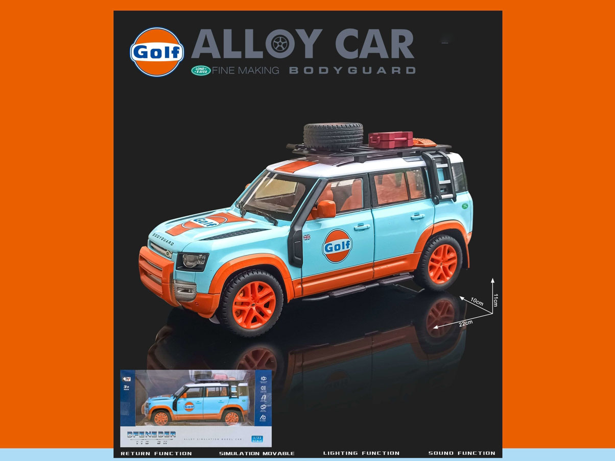 1:22 Land Rover Defender Alloy Car Model
