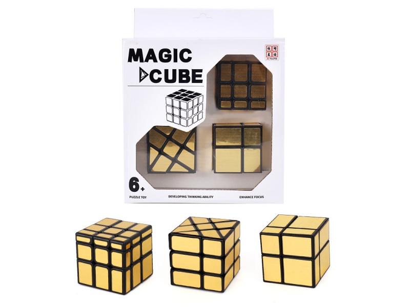 Third-Order Mirror + Fire Wheel + Second-Order Mirror (All Are Stickers, You Can Choose Gold Or Silver Stickers)