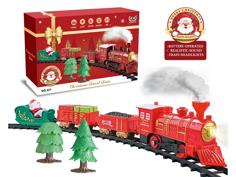 Electric Spray Rail Train With Lights And Music