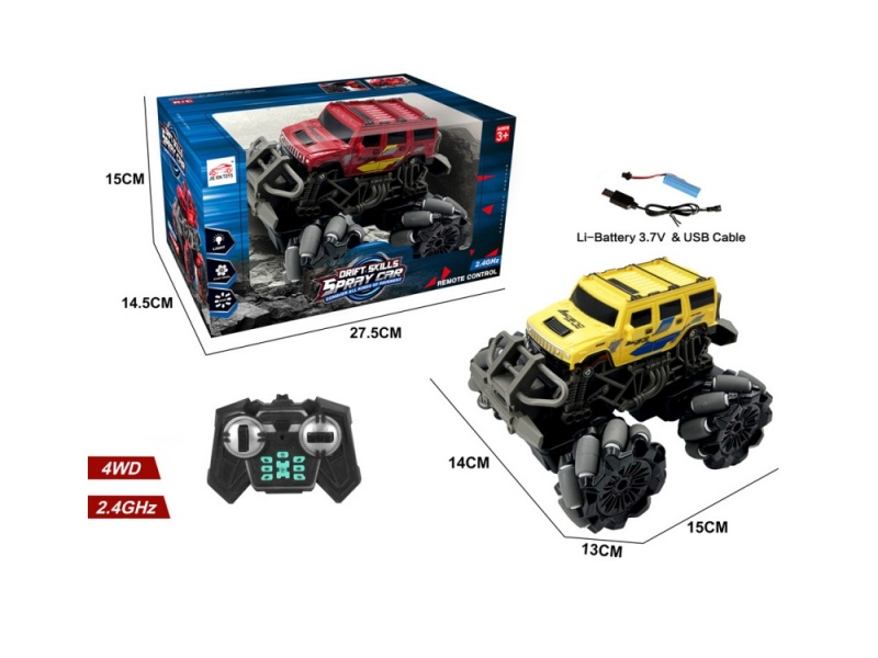 2.4G 6-Channel  Side Drive Remote Control Car