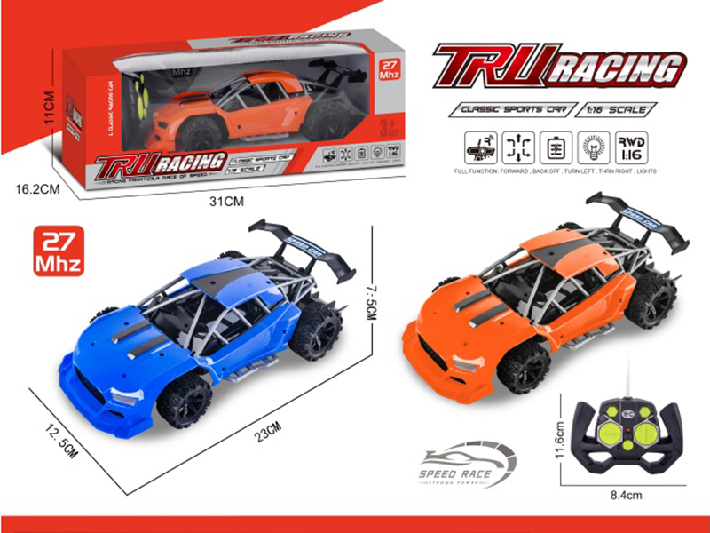4Ch Remote Control Car Modified To Mustang (Power Not Included)