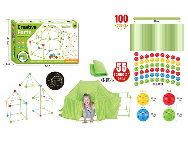 DIY Fort Building Tent Play Set