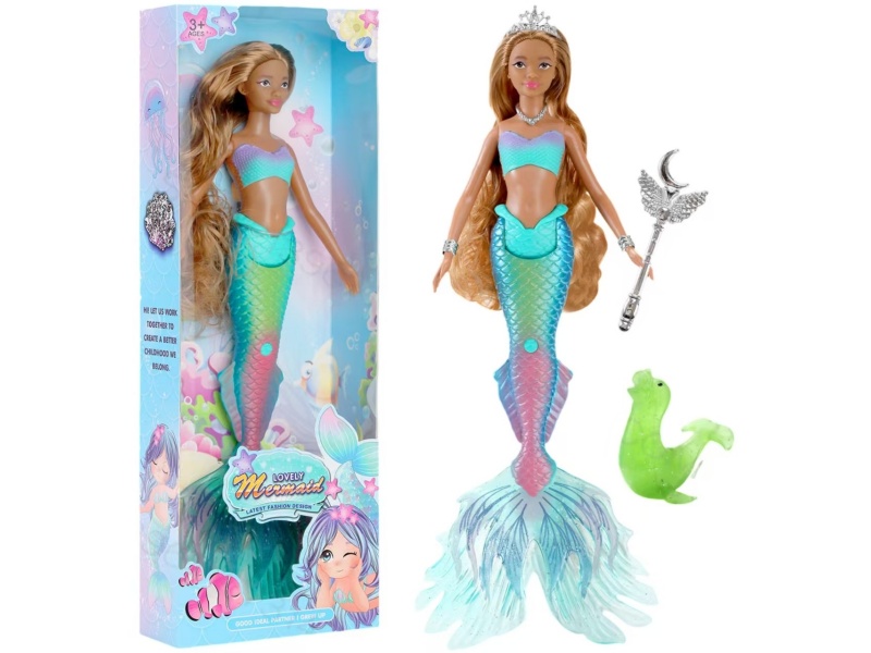 11.5-Inch Audio-Visual Music Mermaid Doll Set