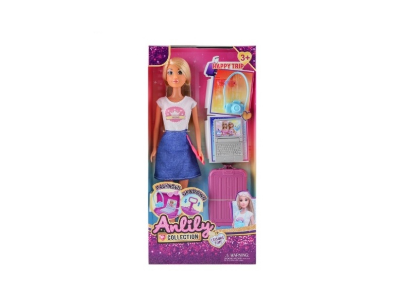 11.5-Inch Solid Doll (Brown Skin Color)