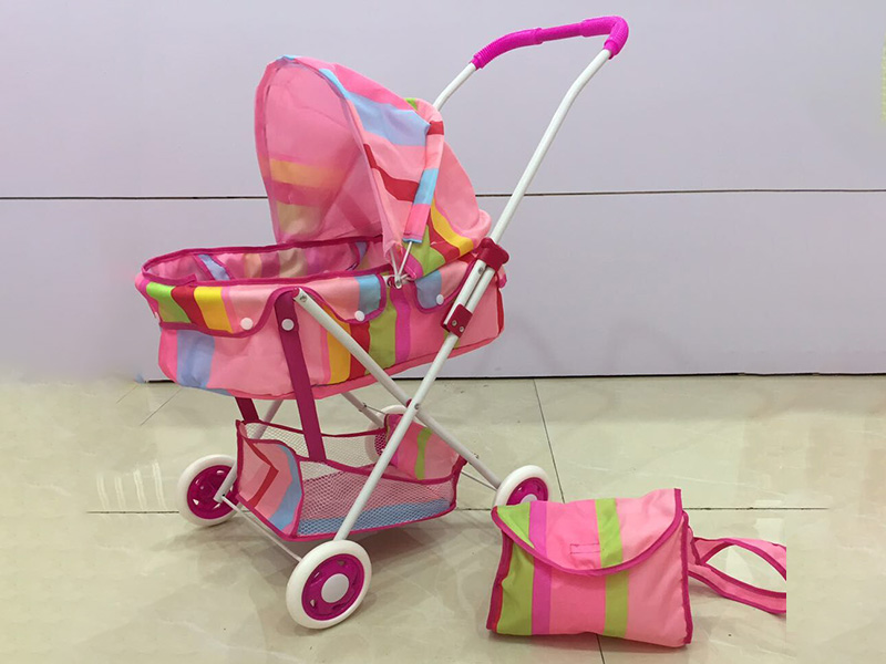 Double Layer Cloth Stroller Toy(Small Wheel)