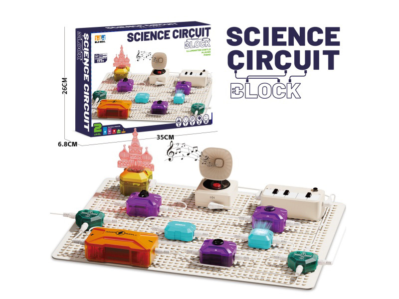 Circuit Building Blocks: Piano + Speaker + Light Guide Column, Light Guide Room + Indicator Light