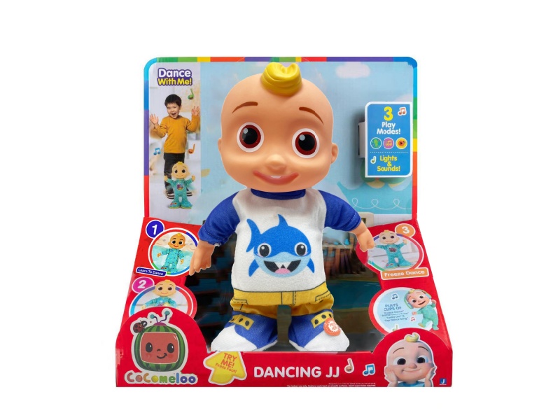 22 Inch B/O Solid Cocomelon JJ Boy Doll(Shark)