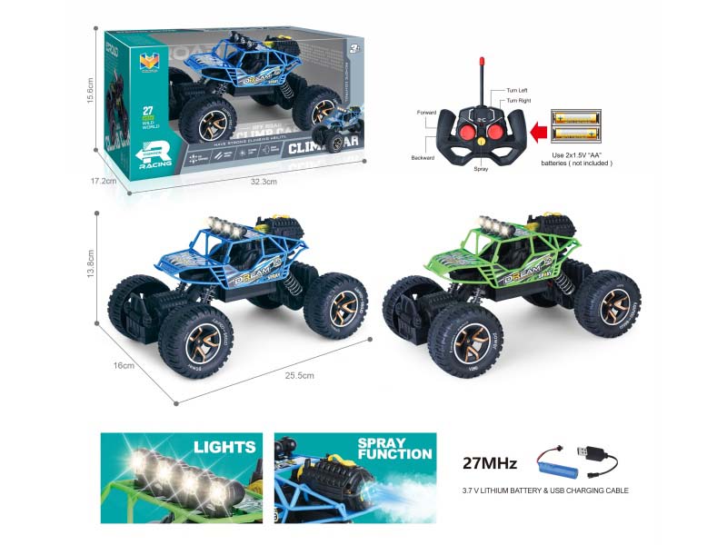 1:16 Remote Control 5CH Spray Off-Road Climbing Vehicle