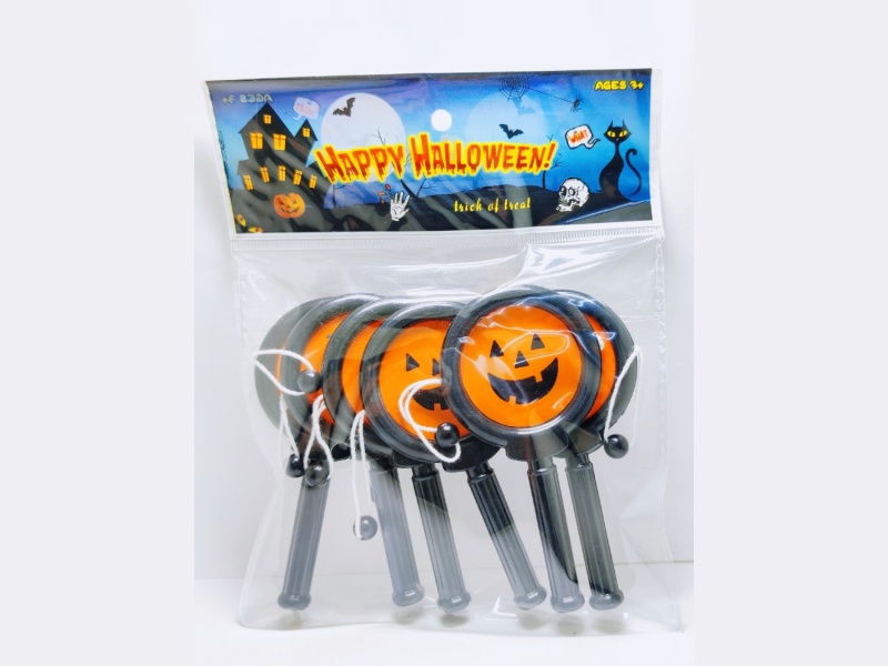 Halloween Pumpkin Drum, 6Pcs