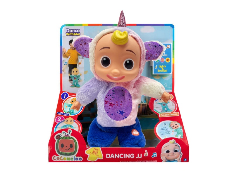 22 Inch B/O Solid Cocomelon JJ Boy Doll(Unicorn)
