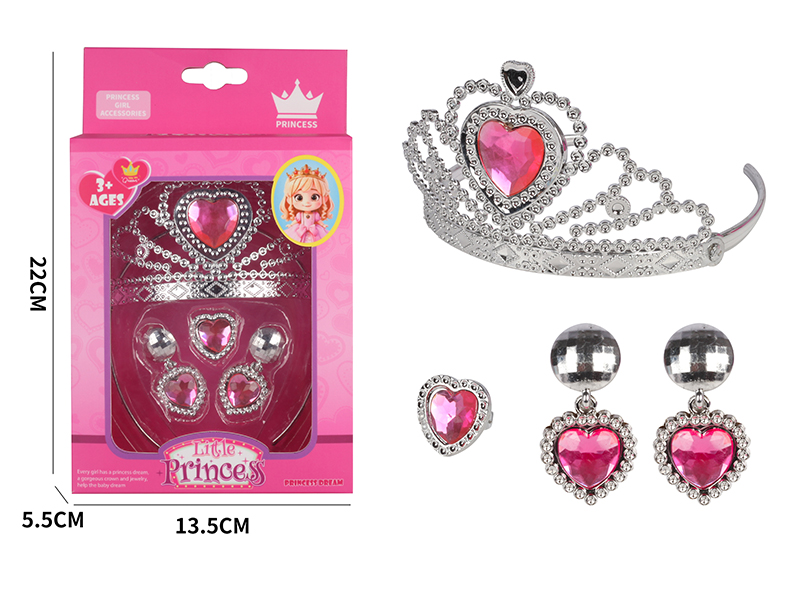 Crown + Earrings + Ring
