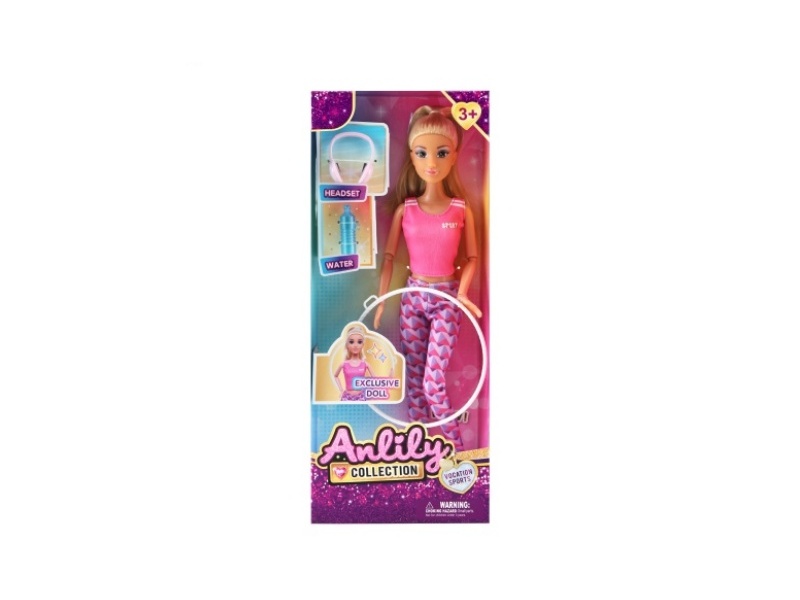 11.5-Inch Solid Doll (Brown Skin Color)