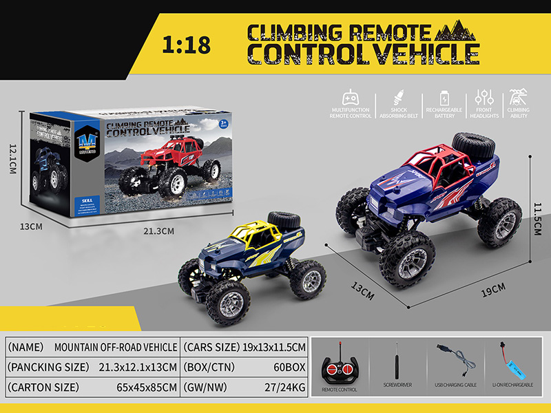 4CH Remote Control 4WD Climbing Car