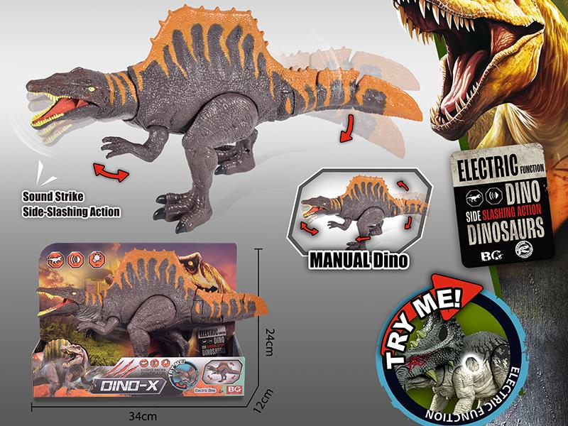 Manual Spinosaurus Toy With Action, Sound And Lights
