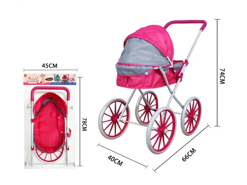 Thick Cloth Baby Stroller Toy(Extra Large Wheel)