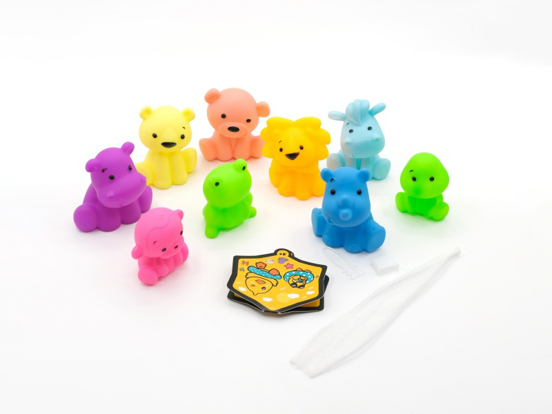 Vinyl Animals With Bb Whistles