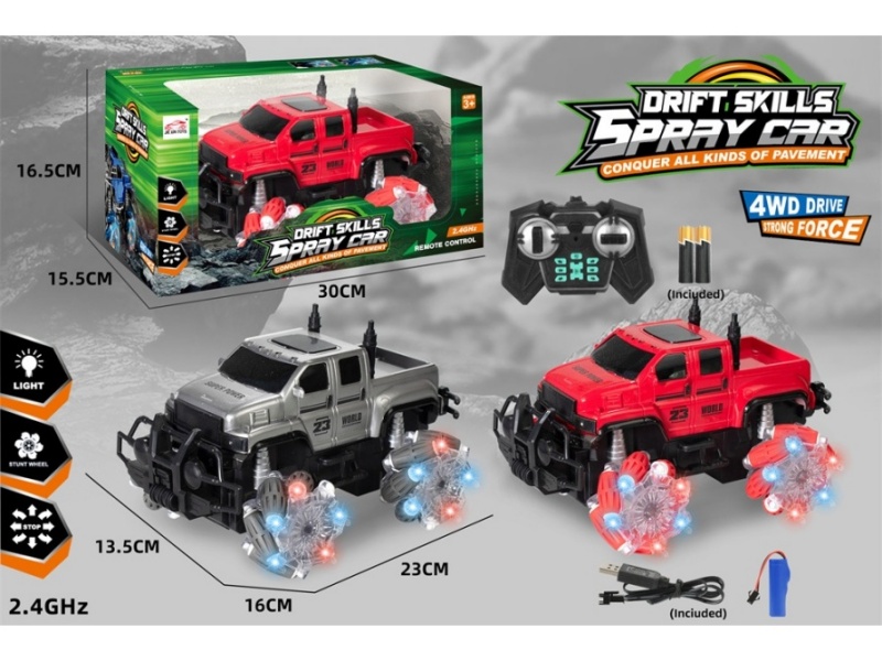 2.4G 6-Channel  Side Drive Remote Control Car With Light