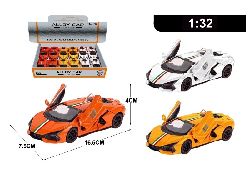 1:32 Alloy Model Display Box With Force/With Light And Sound, 3 Ag13 Batteries Included