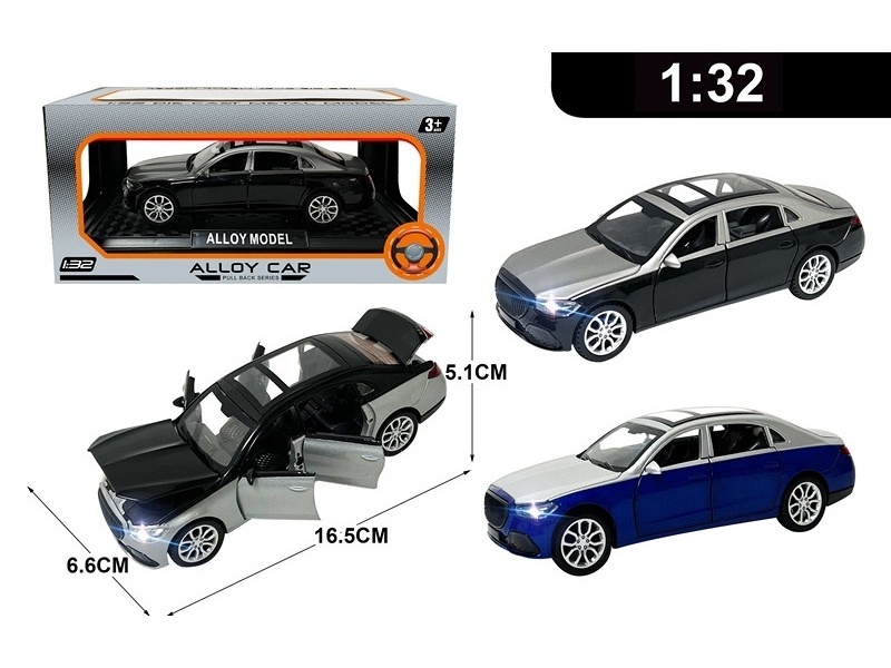 1:32 Alloy Model Stand Window Box Rebound Force/With Light And Sound, 3 Ag13 Batteries Included