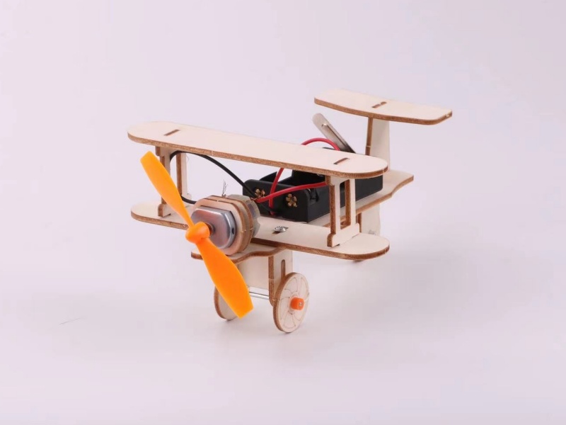 DIY Wooden Biplane Glider