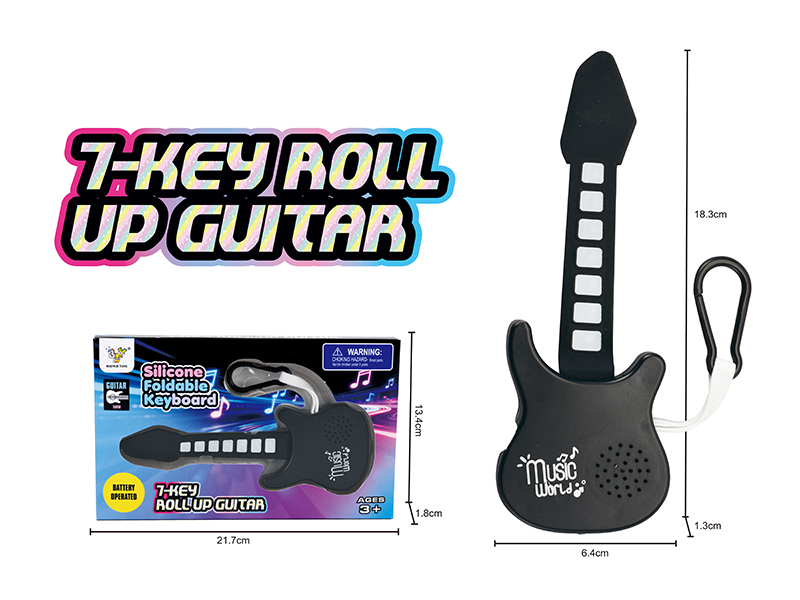 Mini Monochrome Silicone Guitar