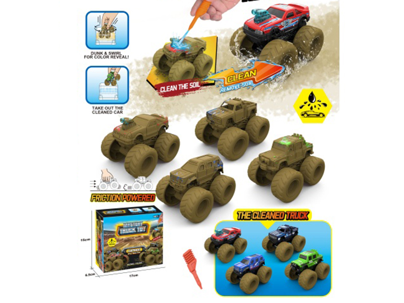 Mud Off-Road Inertial Vehicle (Car Washing Function)