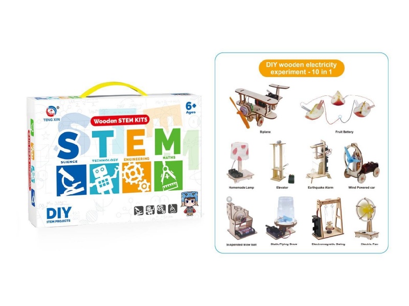 DIY Wooden Electricity Experiments 10 In 1