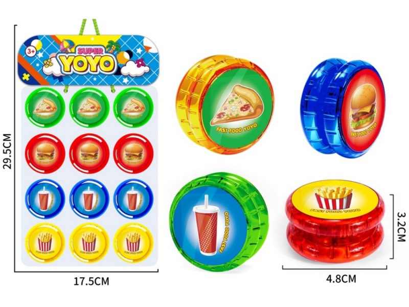 Burger Yo-Yo (12Pcs)
