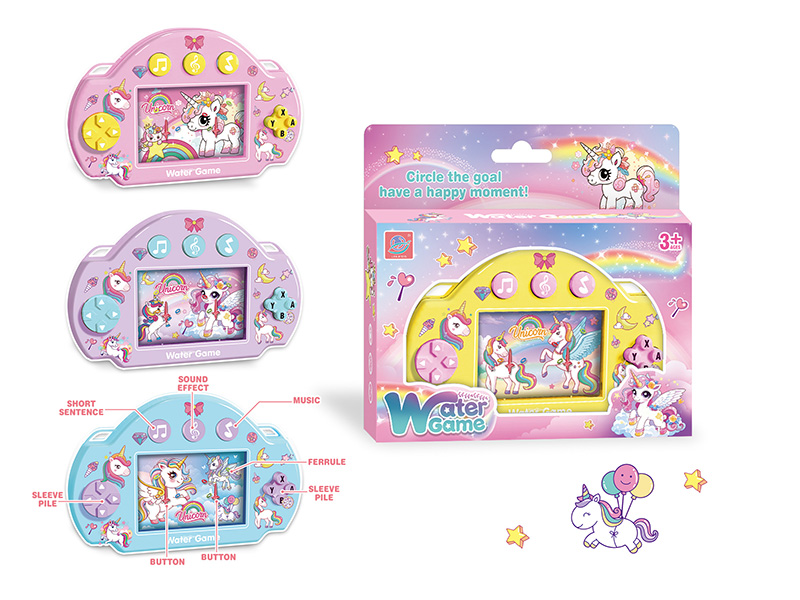 Unicorn Water Game Toy With Light And Music