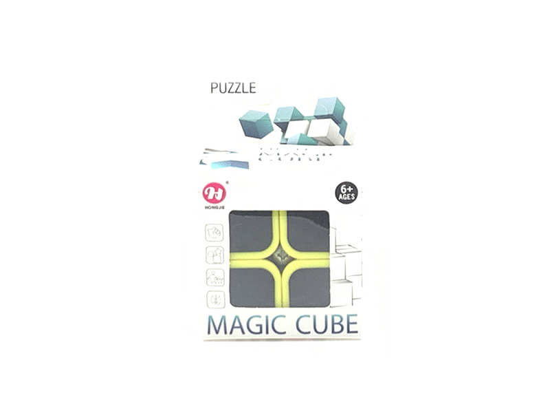 Second-Order Solid-Color Carbon Fiber Rubik'S Cube
