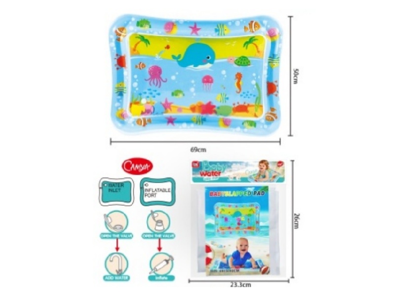 Babies Pat Water And Lie On Pads