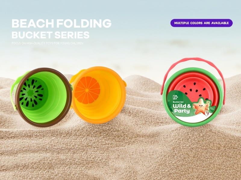 Mini Folding Fruit Bucket 3Asst
