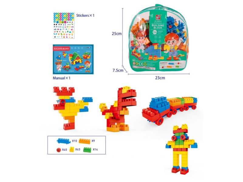 136PCS Building Blocks